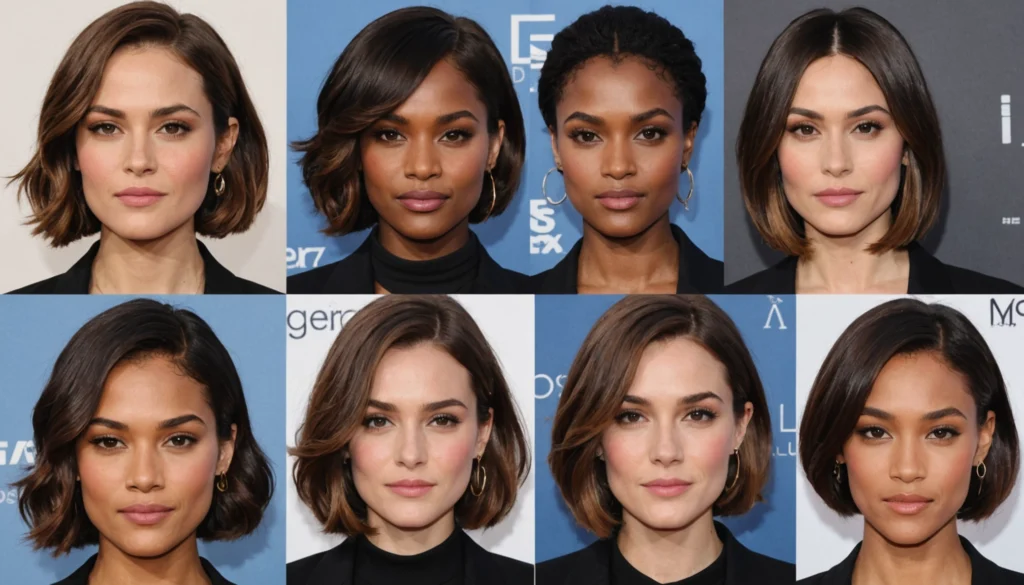 forme du visage et coupe de cheveux